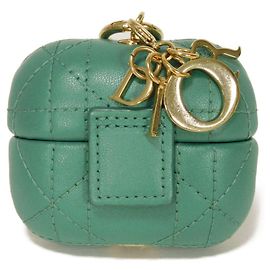 Christian Dior Porte-clés Lady Dior Cannage de Dior Vert