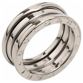 Bulgari BVLGARI B.zero1 Au750 White Gold Ring Size 15 Silvery Metallic