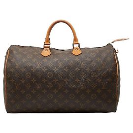 Bolso de mano Monogram Louis Vuitton Castaño