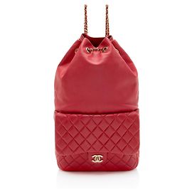 Chanel Quilted Lambskin In Seoul Large Backpack Pink