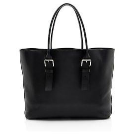 Louis Vuitton Taurillon Cabas Voyage Tote Black