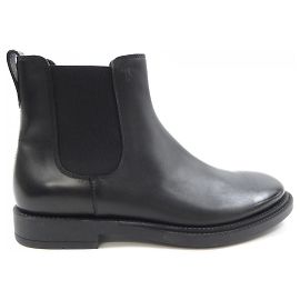 Botas de couro Tod's Preto