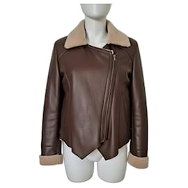 Max & Moi Brown Wool Jacket Brown