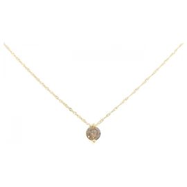 Autre Marque Collier en diamant Au750 Doré