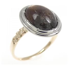 Autre Marque-Kaoru K10/PT900 Quartz Ring-Golden