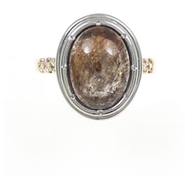 Autre Marque-Kaoru K10/PT900 Quartz Ring-Golden