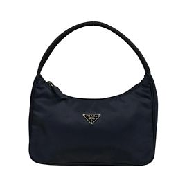 Prada MV515 Black Nylon Handbag Black