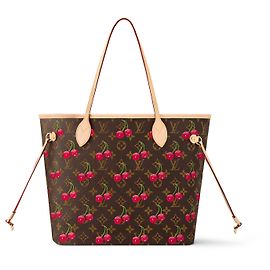 Louis Vuitton LV Cherry x Murakami Neverfull Brown