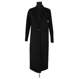Maje Black wool coat Black