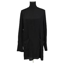 Miu Miu Abito in seta nero Nero