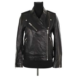 Zadig & Voltaire Schwarze Lederjacke Schwarz
