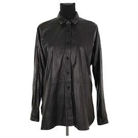Zadig & Voltaire Camicia in pelle nera Nero