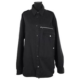 Zadig & Voltaire Black cotton coat Black