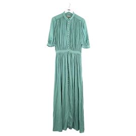 Lanvin Abito in seta verde Verde