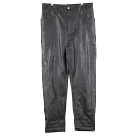Isabel Marant Etoile Schwarze Lederhosen Schwarz