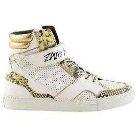 Zadig & Voltaire Baskets en cuir blanches Blanc