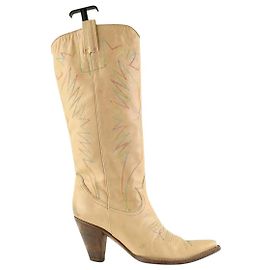 Chloé Beige Leder-Stiefel Beige