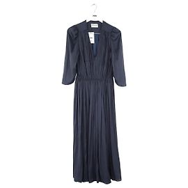 Zadig & Voltaire Blaue Seidenkleid Blau