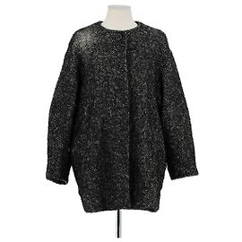 Isabel Marant Black wool coat Black