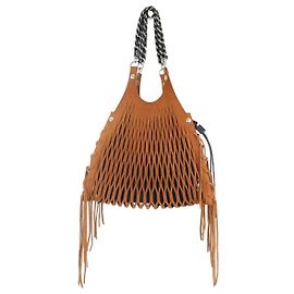 Sonia Rykiel Bolsa de ombro em camurça marrom Marrom