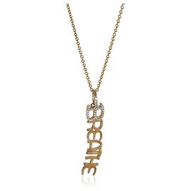 Autre Marque Pendente Breathe in Oro Giallo e Diamanti Altro