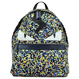 Fendi Bag Bugs Backpack Black Multiple colors