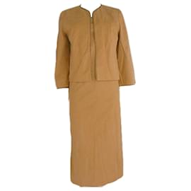 Chloé Conjunto de Vestido y Chaqueta Chloe Camello