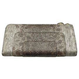 Bulgari Portafoglio rotondo con zip Bvlgari Serpenti Forever Argento