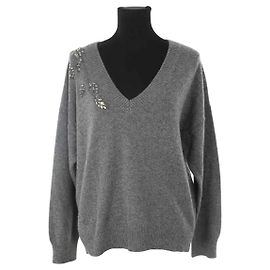 Eric Bompard Suéter de cachemira gris Gris