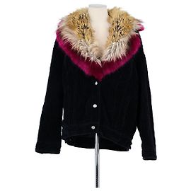 Dries Van Noten Casaco de algodão preto Preto