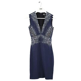 Roberto Cavalli Vestido Marino Azul marino