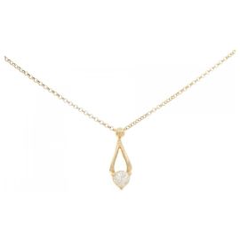 Autre Marque Collier en diamant Au750 Doré