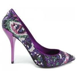 Pumps Roger Vivier Rosa Verde Porpora
