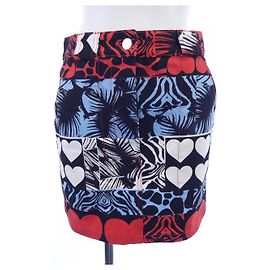 Hermès Jupe Hermes Noir Rouge Bleu