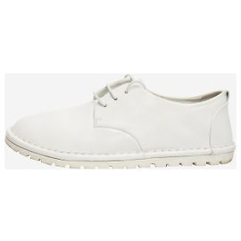 Marsèll Chaussures en cuir blanches à lacets - taille EU 38,5 Blanc