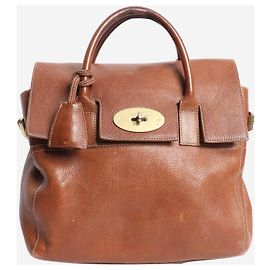 Mulberry Tan Bayswater leather backpack Brown
