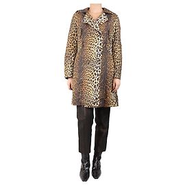 Love Moschino Brown leopard print jacket - size UK 10 Brown