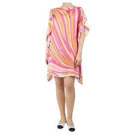 Emilio Pucci Pink silk kaftan - size UK 6 Pink