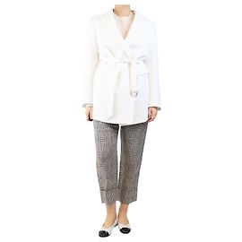 Iro White oversized blazer - size UK 10 White