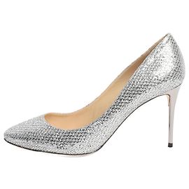 Jimmy Choo Silver sparkly heels - size EU 36 (UK 3) Silvery