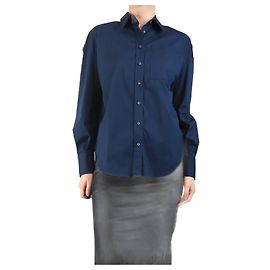 Brunello Cucinelli Camicia in cotone blu navy - taglia M Blu navy
