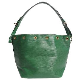Louis Vuitton Borsa a secchiello Noe verde in pelle Epi Verde