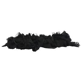 Collo a volant nero Dries Van Noten Nero