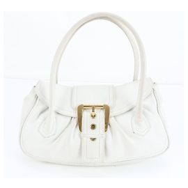 Céline Borsa a spalla Celine Large Juket in pelle bianca per donne Bianco