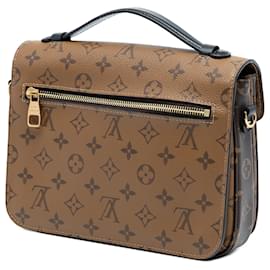 Louis Vuitton-Pochette Metis Monograma Reverso Marrom Louis Vuitton-Marrom