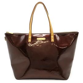 Louis Vuitton Monogram Vernis Bellevue GM Tote Bag Rot Bordeaux