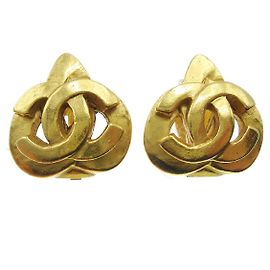 Cuore placcato oro con logo CC di Chanel D'oro