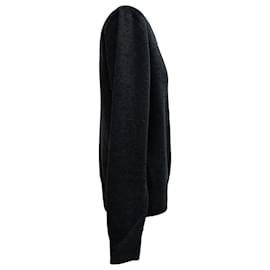 Autre Marque-Mr. P. Knitted Zip-Up Cardigan in Grey Cashmere-Grey