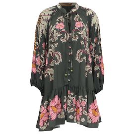 Robe mini à imprimé tropical paisley Farm Rio en viscose multicolore Multicolore