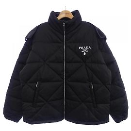 Prada Re-Nylon Down Jacket Black